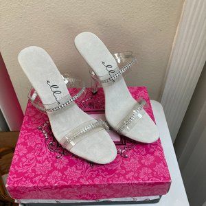 Ellie 5" Heel Rhinestone Sexy Shoes - Size 9 - Women Shoes - M-Loretta Style